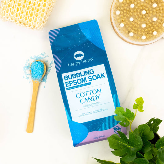 Cotton Candy  Bubbling Epsom Soak