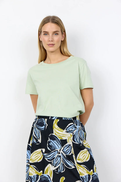 Derby Cotton Tee - Light Green