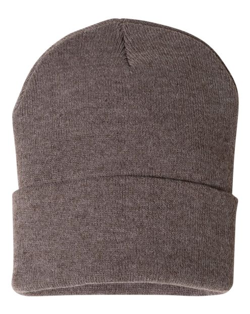 Sportsman 12" Solid Cuffed Beanie