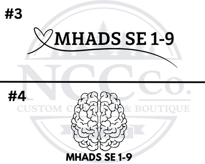 MHADS SE 1-9 Centre Chest Designs