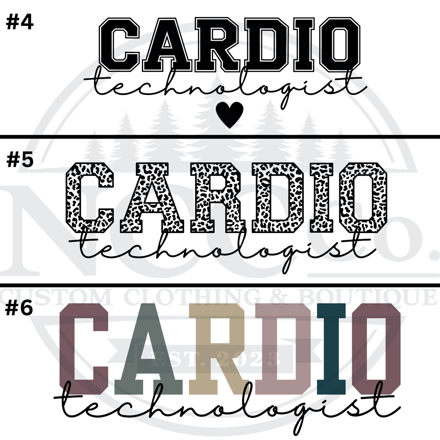 CARDIO TECH - Centre Chest Design
