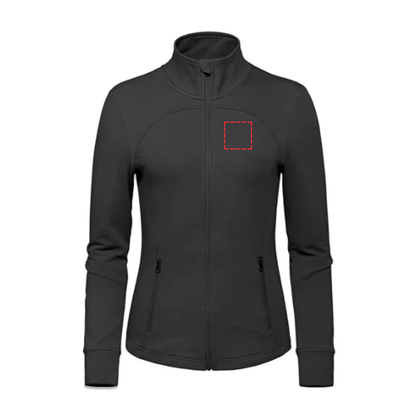 Ladies Full-Zip Warmup Jacket - Left Chest Design