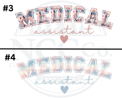 Medical Assistant Centre Chest Designs