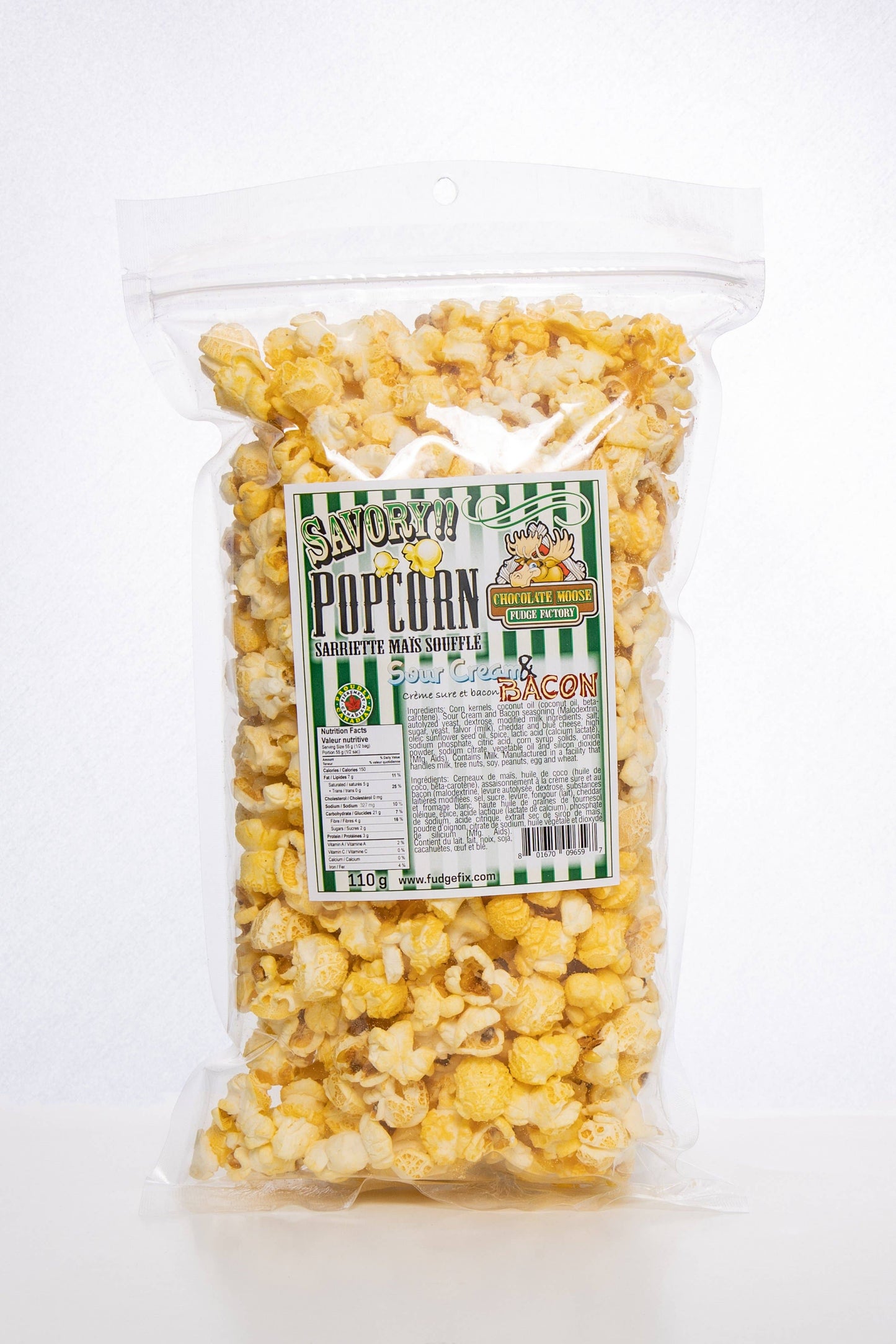 Savory Popcorn - Sour Cream & Bacon 90g