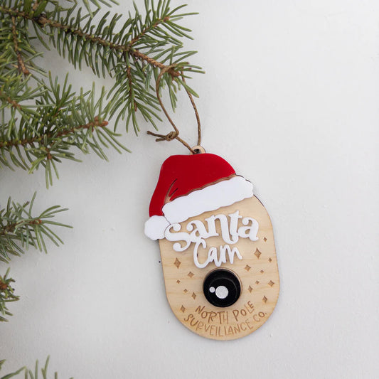 Santa Cam Ornament