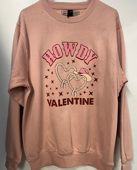 Howdy Valentine Crewneck