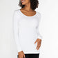 Bamboo Scoop Neck Long Sleeve