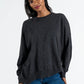 C'est Moi Relaxed Fit Light Weight Crewneck