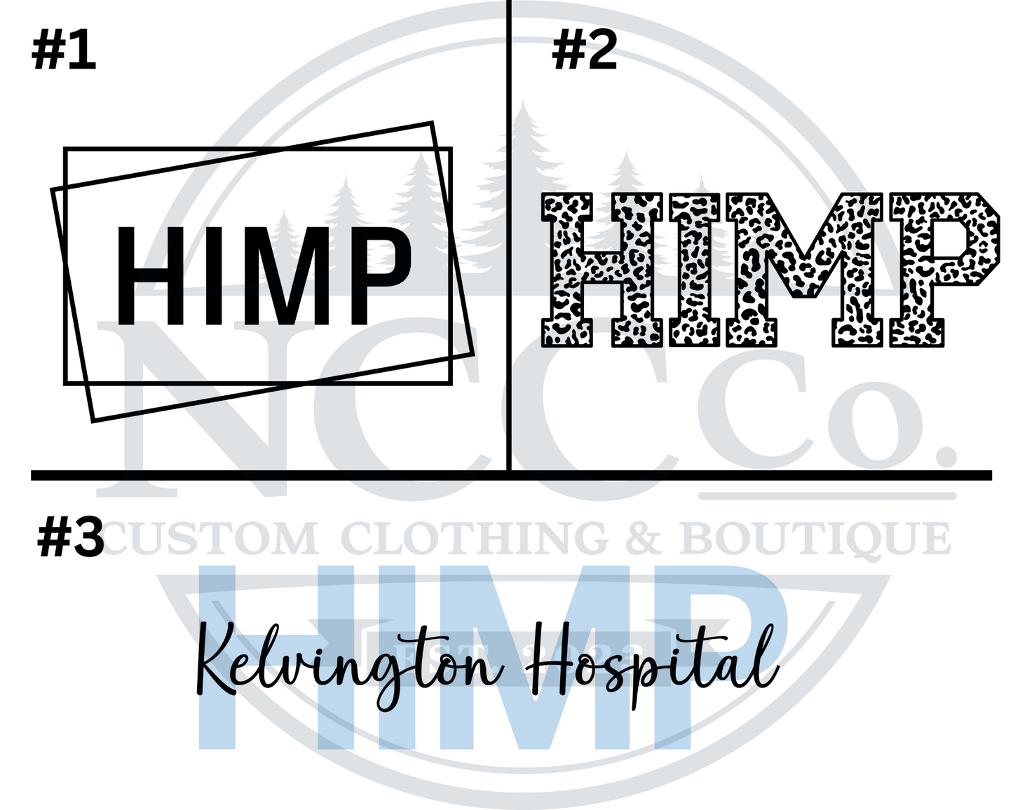 HIMP Left Chest Designs