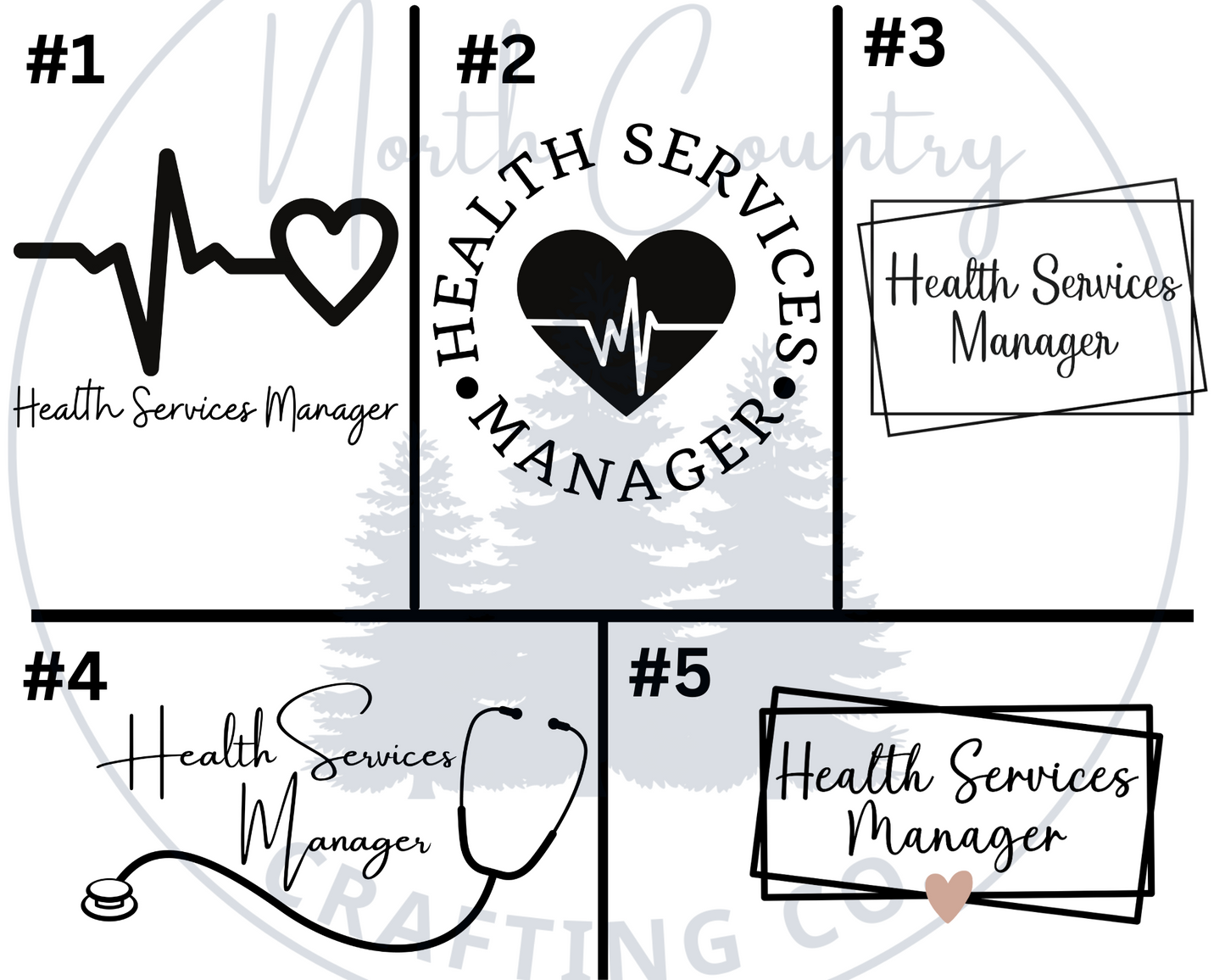 Health Services Manager - Left Chest Designs