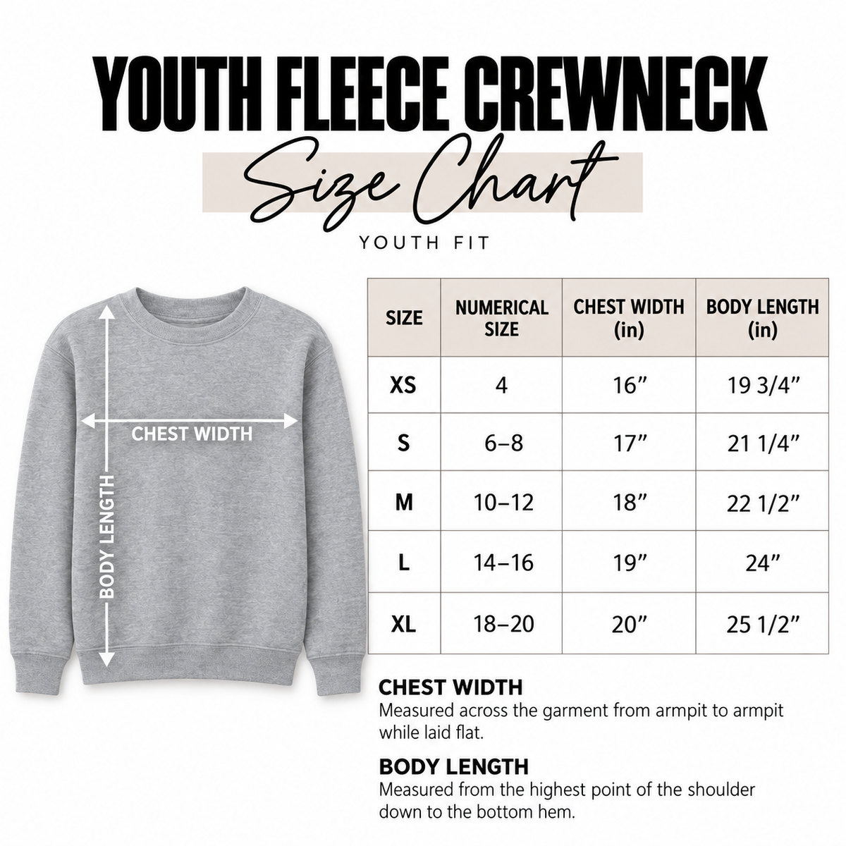 Youth Crewneck (Original Logo)