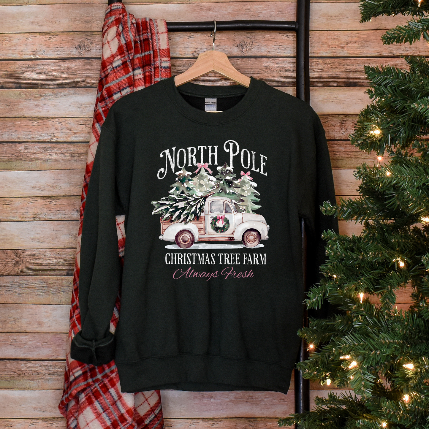 North Pole Tree Farm Crewneck