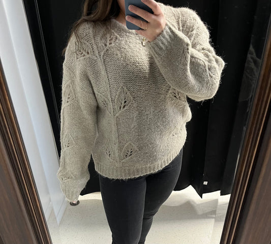 Knit Crewneck Sweater - Size M/L