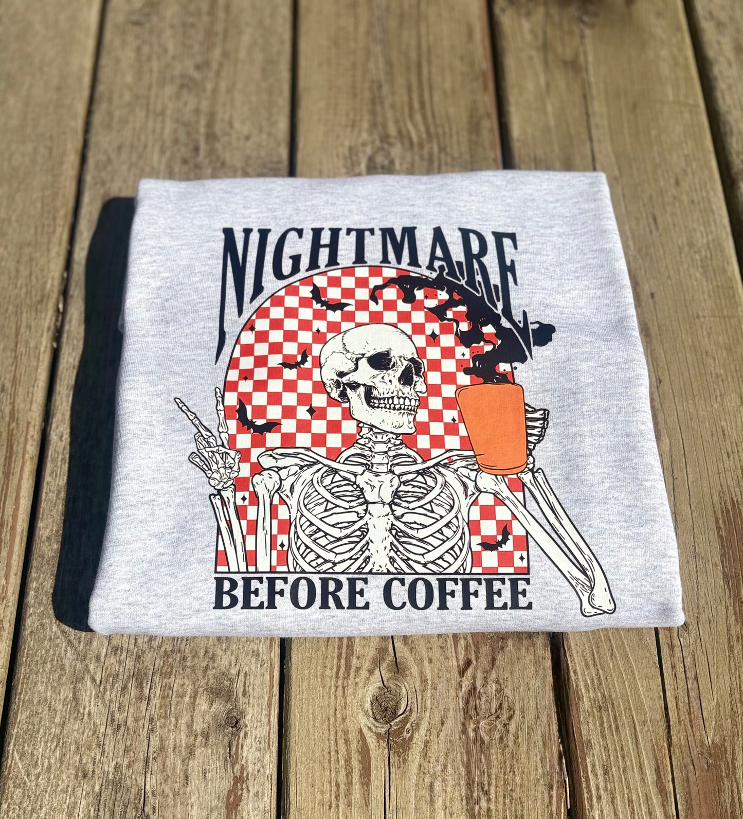 “Nightmare Before Coffee” Fall Crewneck