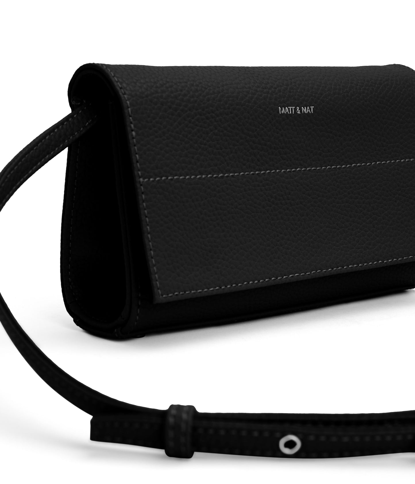 EMI Vegan Crossbody Bag - Black