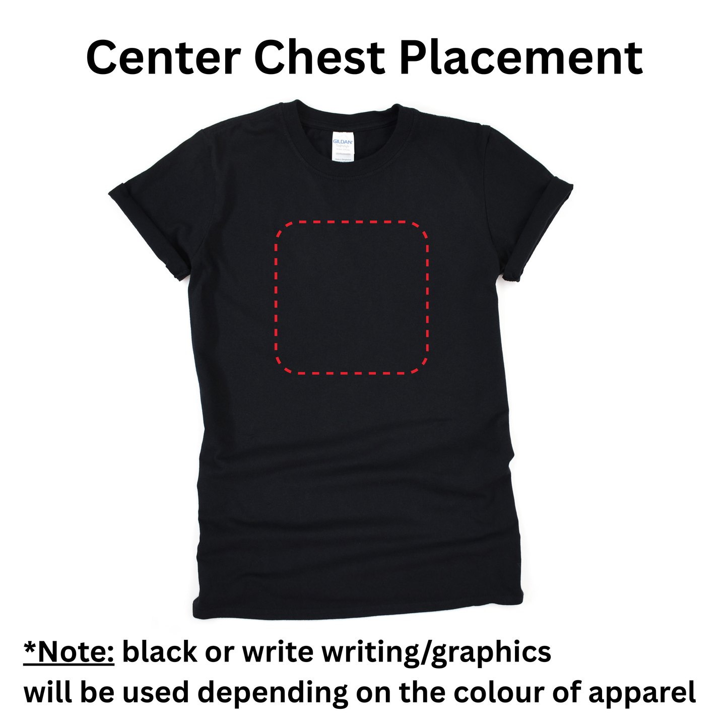 Echo - Centre Chest Designs