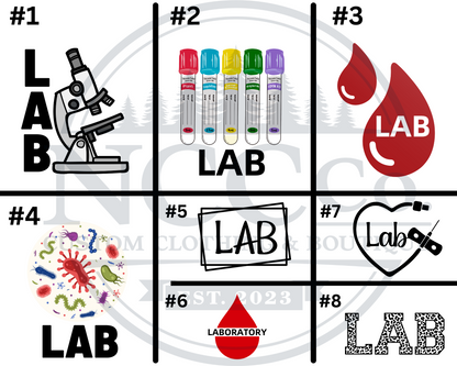 Lab - Left Chest Designs