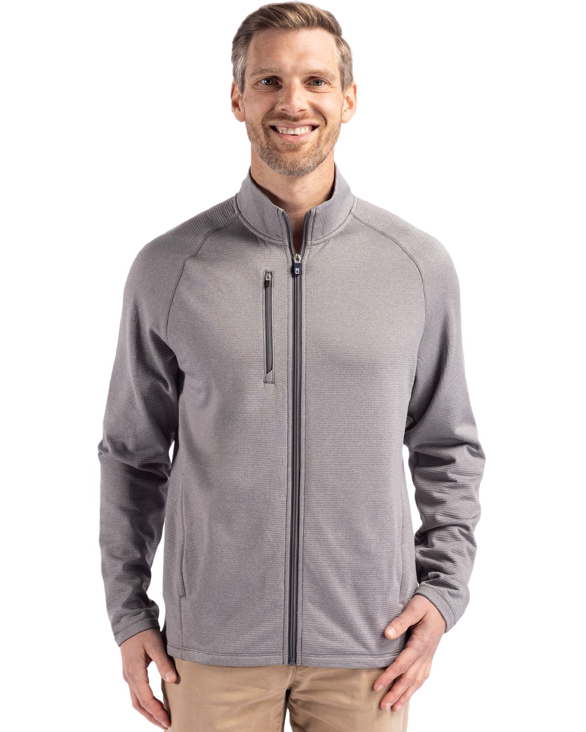 Men's Peshastin Grid Fleece Full Zip