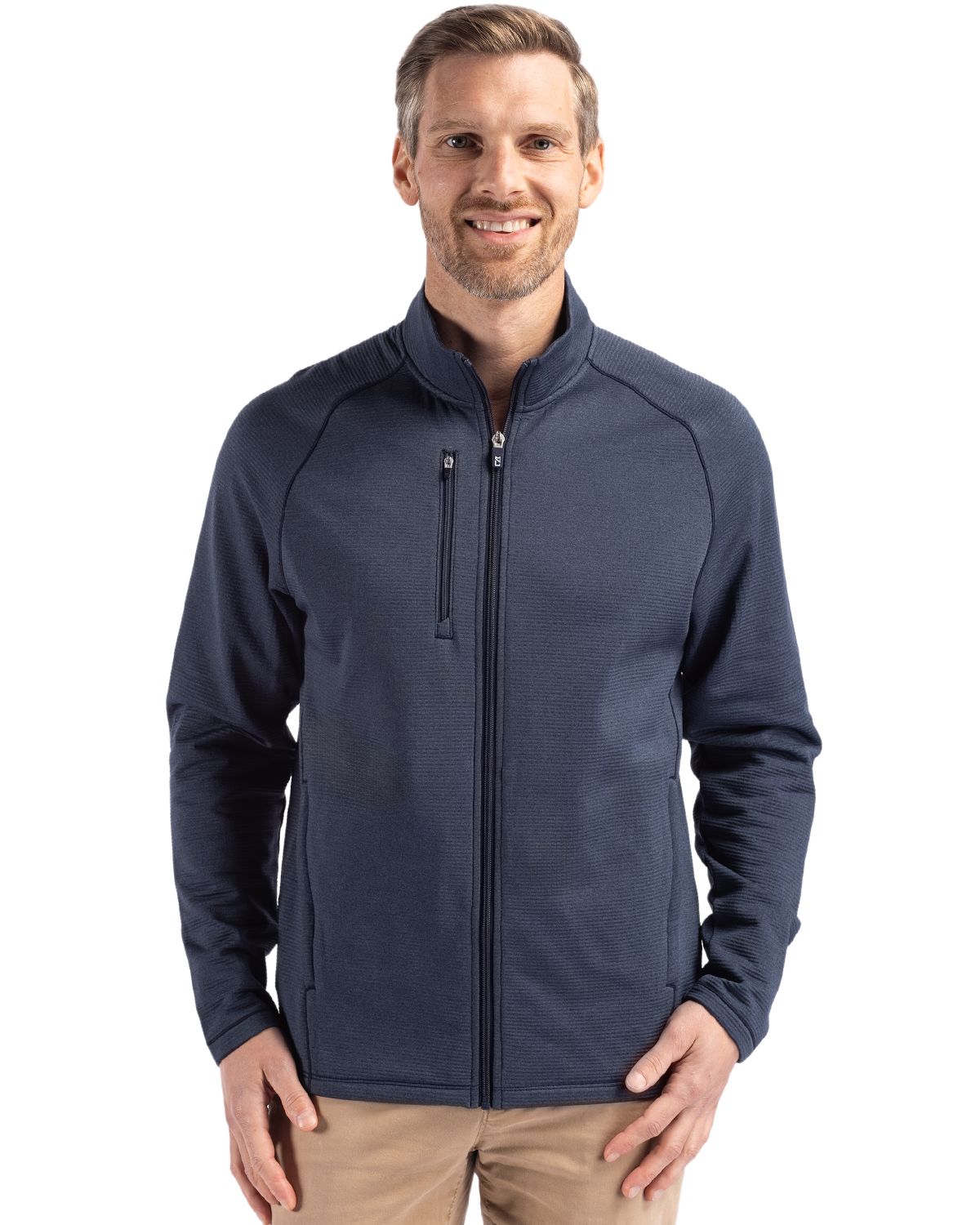 Men's Peshastin Grid Fleece Full Zip