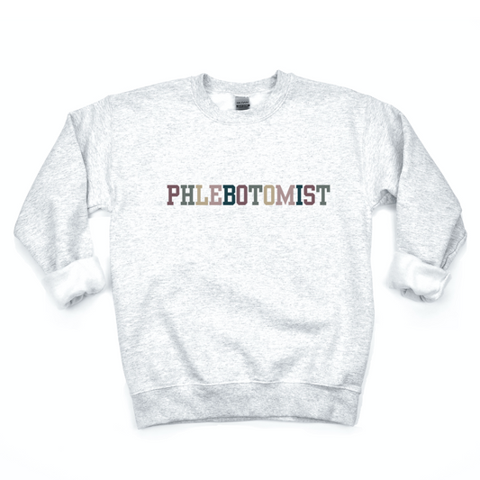 Phlebotomist Multicolour Crewneck