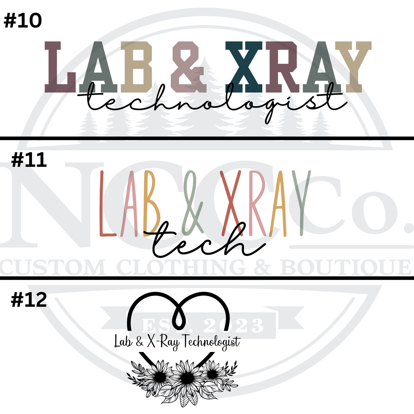 CLXT Centre Chest Designs (SACLXT Permanent Listing)