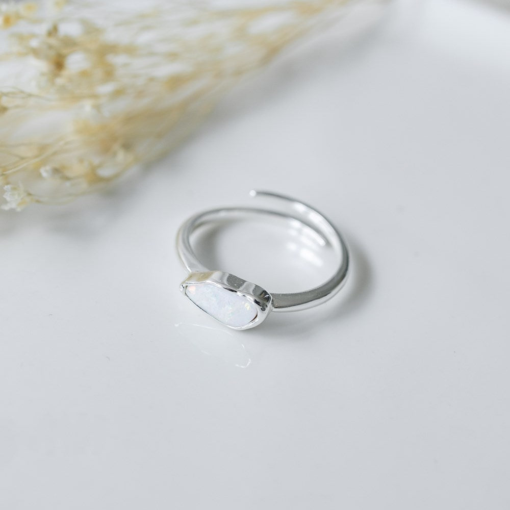 Opal Pebble Ring