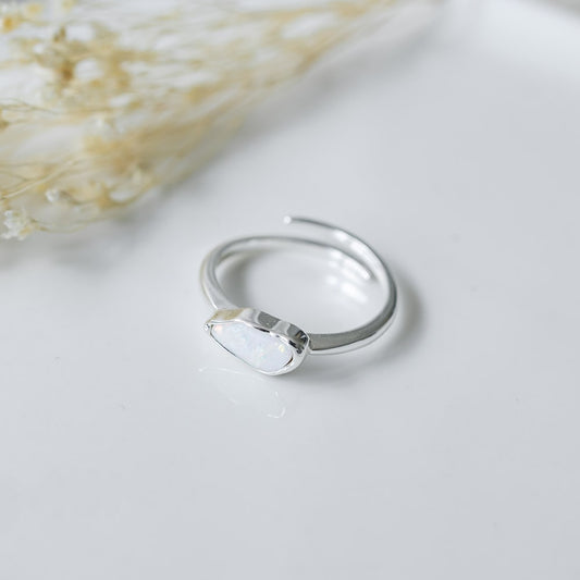 Opal Pebble Ring