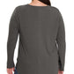 Zenana Curvy Round Neck Round Hem Long Sleeve