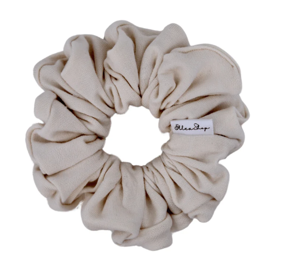 Ecru Sweater Scrunchie