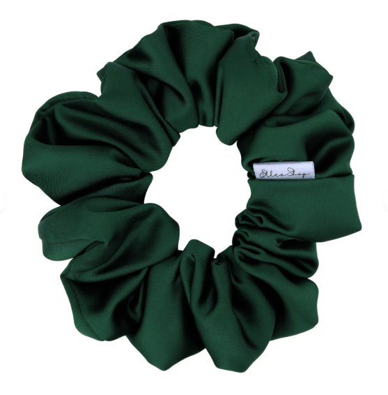 Forest Satin Scrunchie