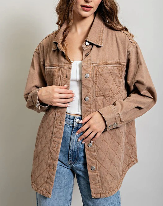 Quilted Button Down Shacket