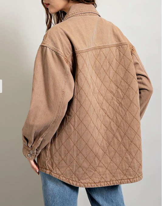 Quilted Button Down Shacket