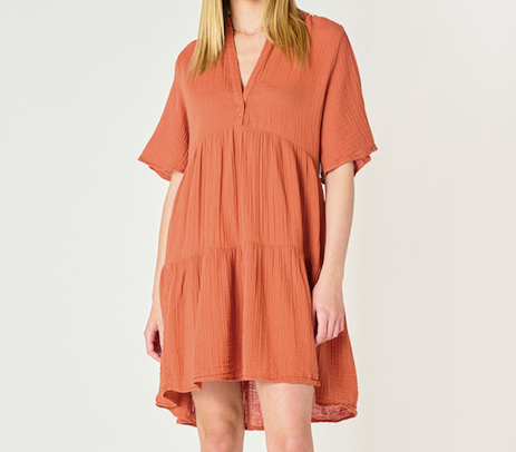 Flowy Tiered Mini Dress