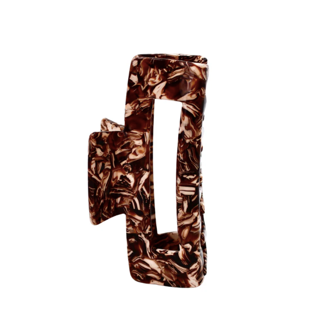 Mocha Swirl Medium Claw Clip