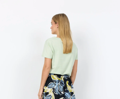 Derby Cotton Tee - Light Green