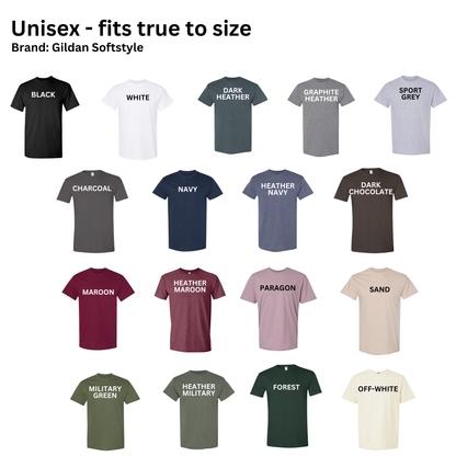 Unisex Gildan Softstyle - Left Chest Design