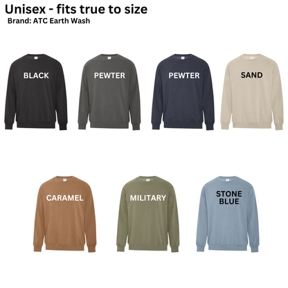 Unisex ATC Earth Wash - Centre Chest Design