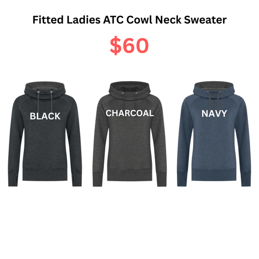 ADULT Ladies Cowl Neck Sweater