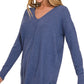 Zenana Front Seam Long Sleeve