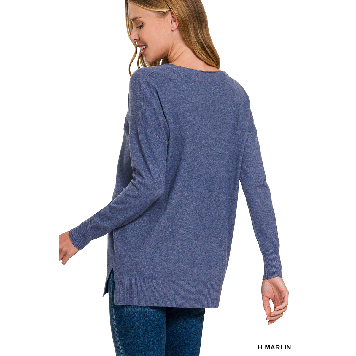 Zenana Front Seam Long Sleeve