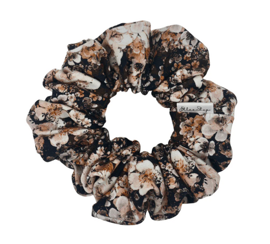 Vintage Floral Scrunchie