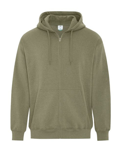 Unisex ATC™ Earth Wash™ Full Zip Fleece Hoodie