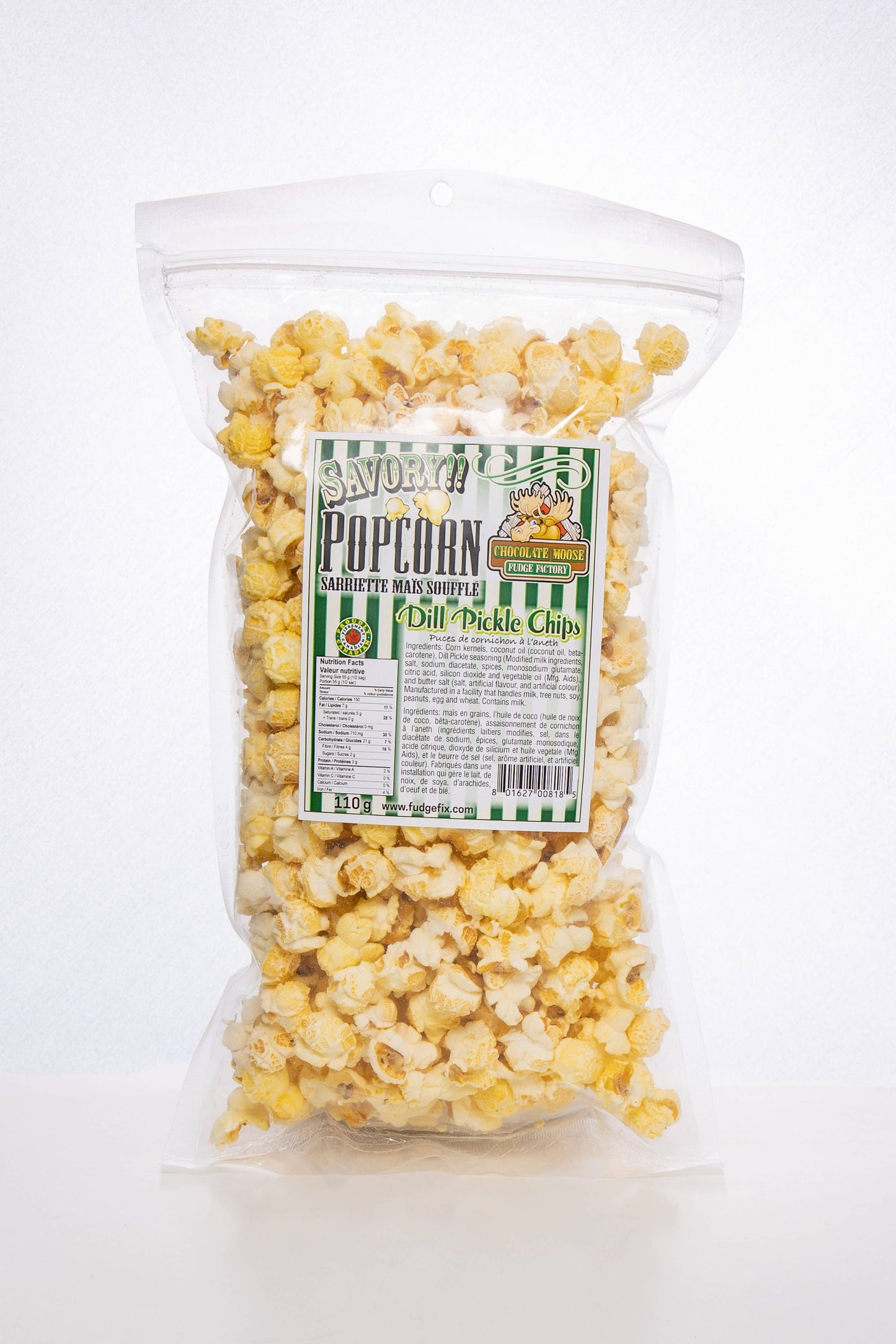 Savory Popcorn - Dill Pickle Chips 90 g