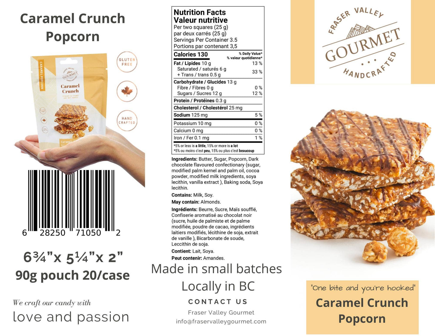 Caramel Popcorn Crunch - 90g