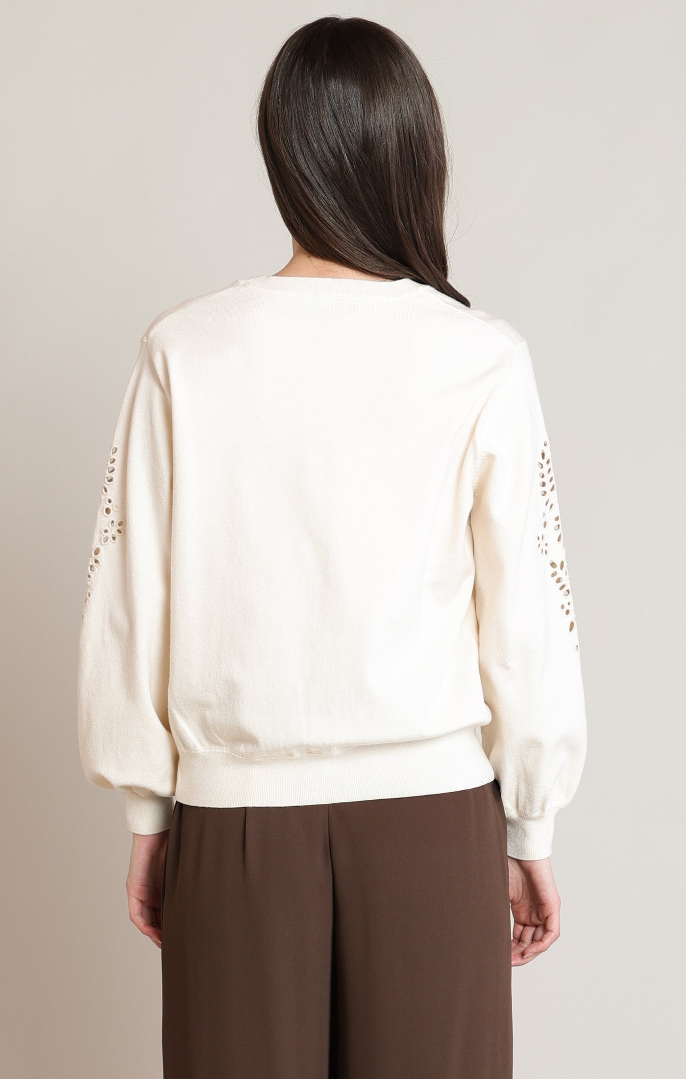 Eyelet Sweater Top