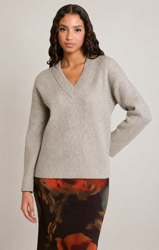 V-Neck Sweater Top