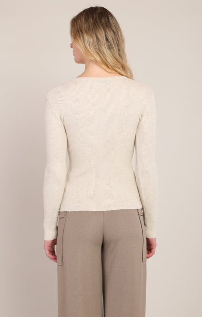 Ribbed Sweater Top