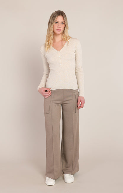 Ribbed Sweater Top