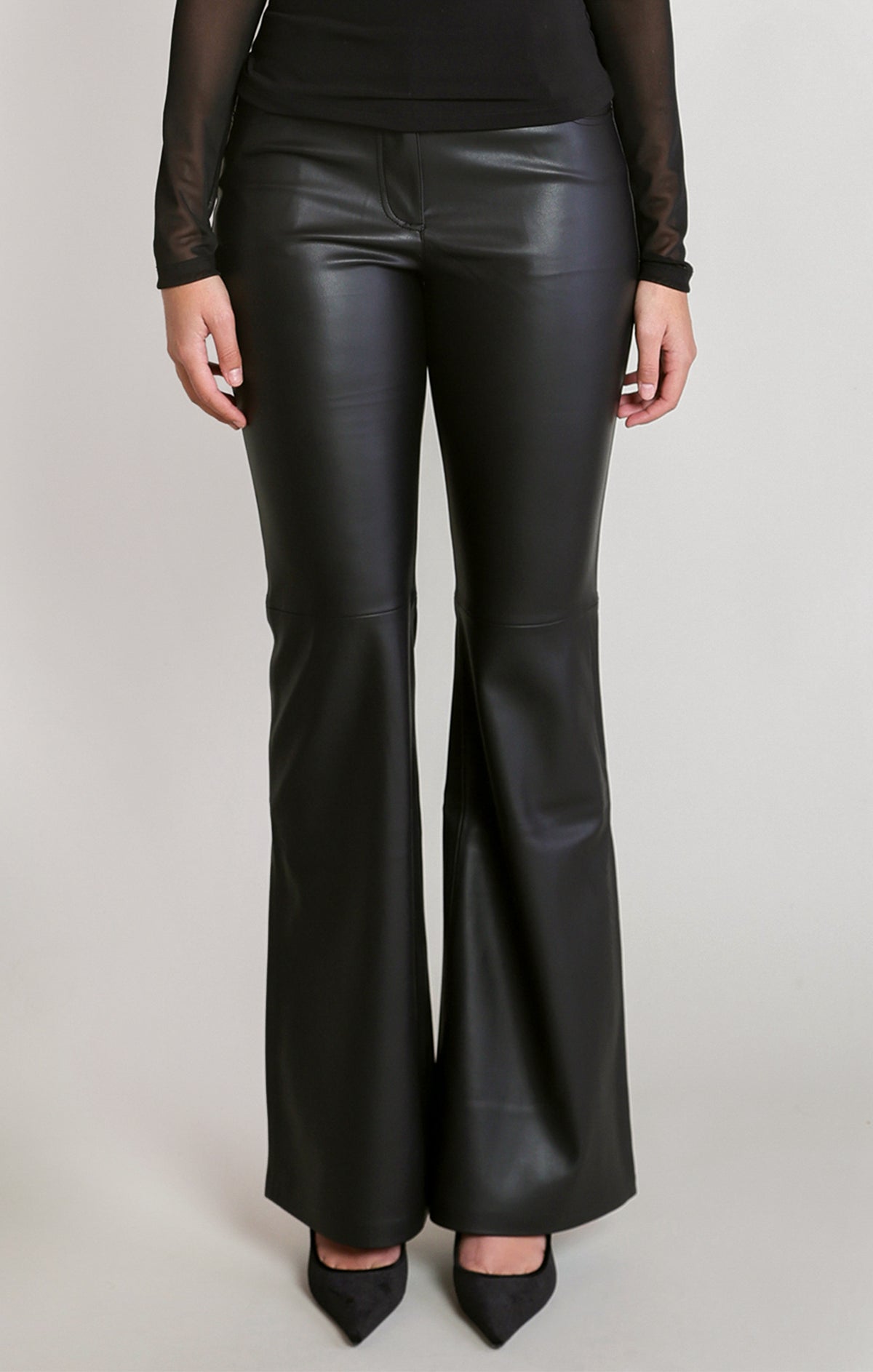 Faux Leather Trouser