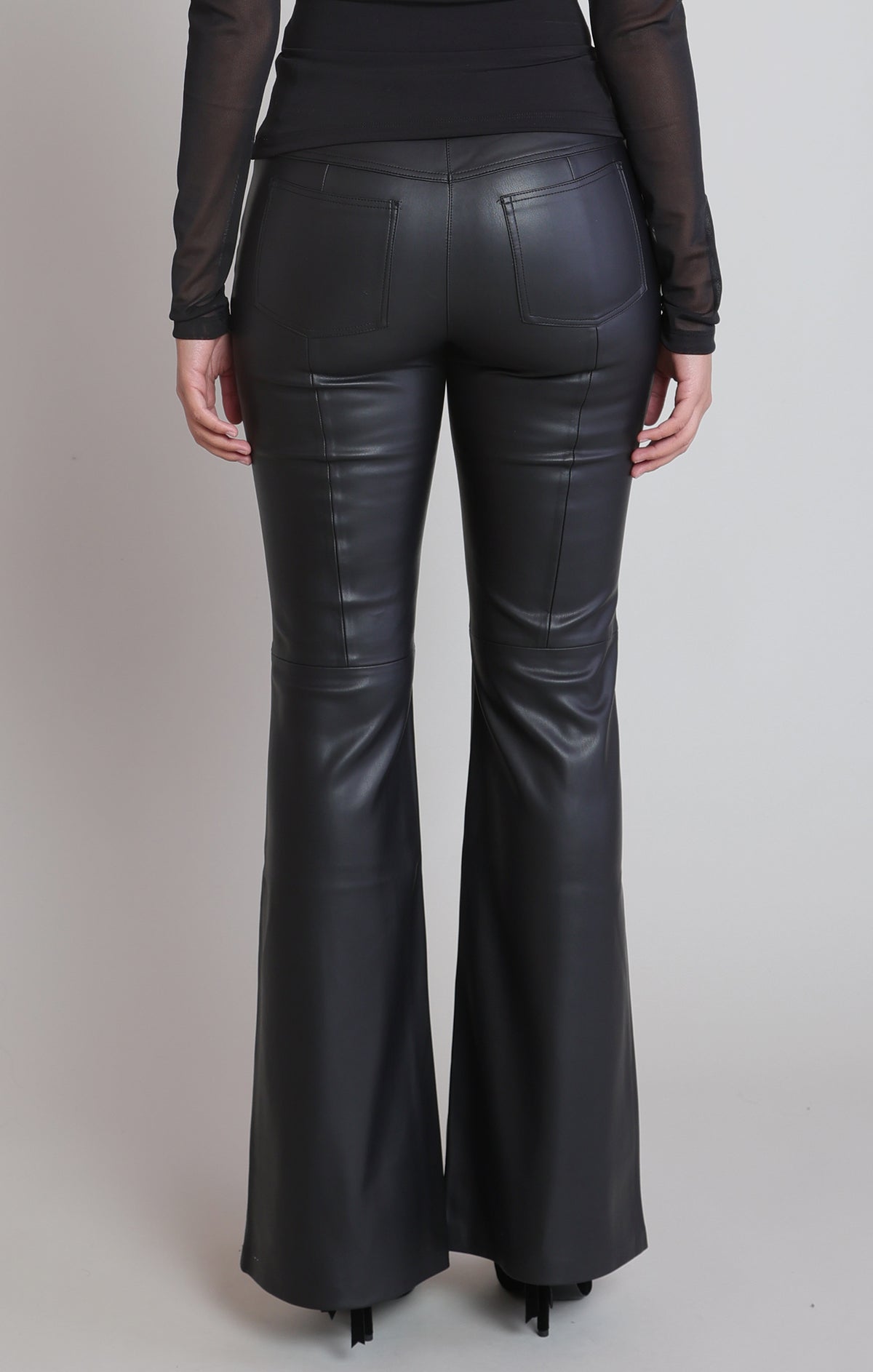 Faux Leather Trouser